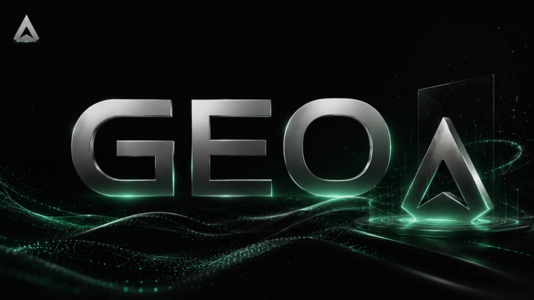 Imagen de portada del blog de INTRA sobre GEO, optimización para motores generativos y visibilidad en respuestas de inteligencia artificial.