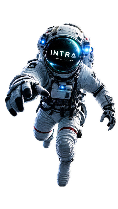 Astronauta INTRA flotando en el espacio